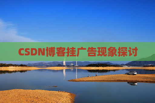 CSDN博客挂广告现象探讨